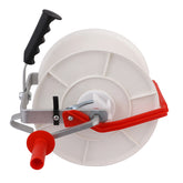 WIND UP 1:3 GEARED ELECTRIC FENCE REEL POLY TAPE WIRE ROPE STRIP GRAZING